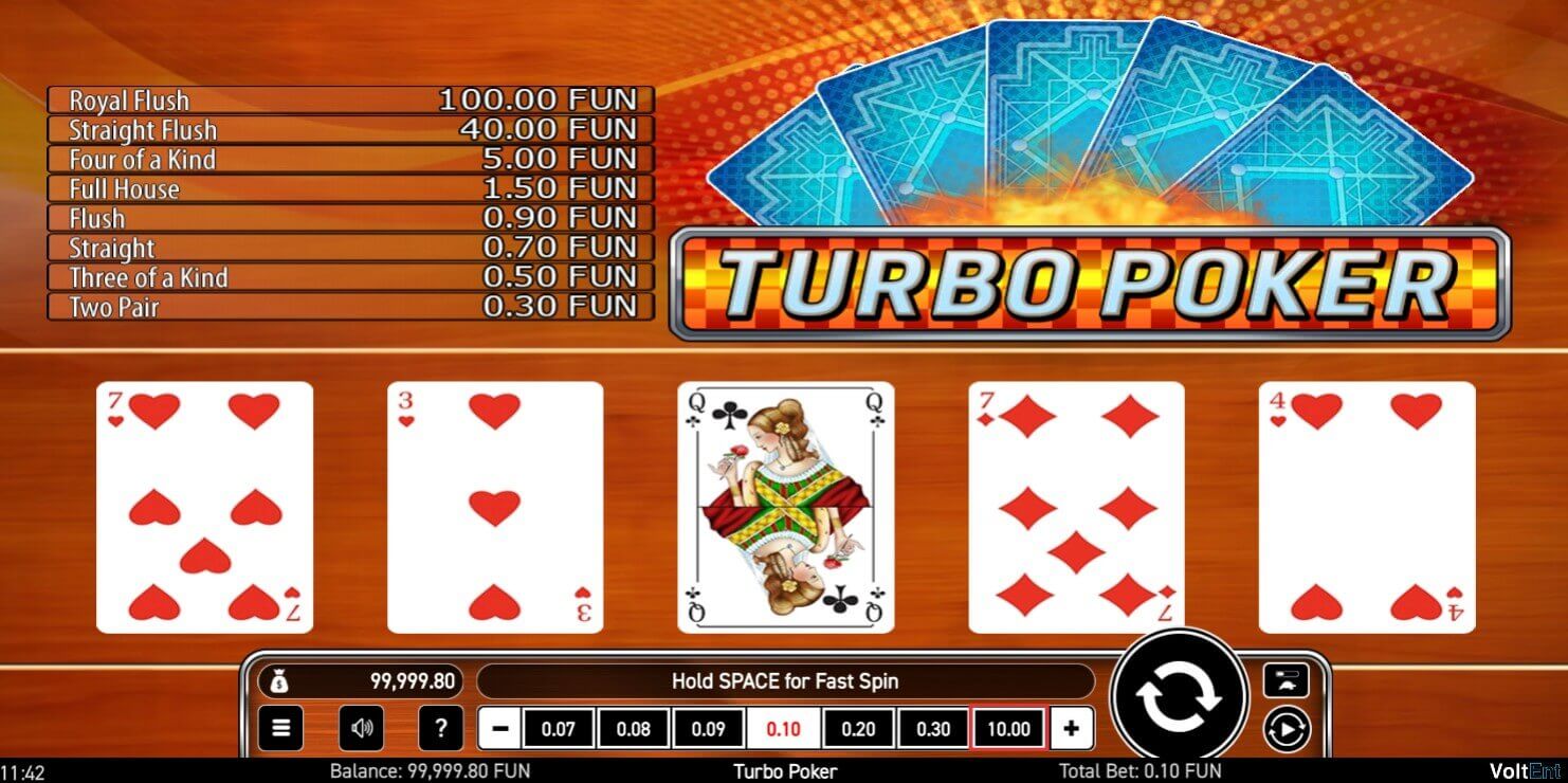 Turbo Poker_Voltent_Wazdan
