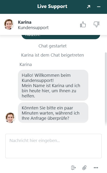 Wazamba Chat mit KArina-