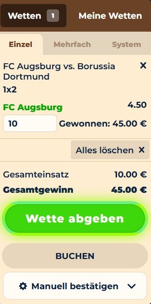 Wazamba FC Augsburg gegen Borussia Dortmund-