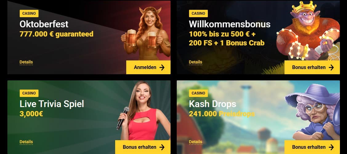 Zet Casino Aktionen