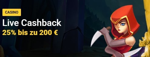 Zet Casino Live Cashback