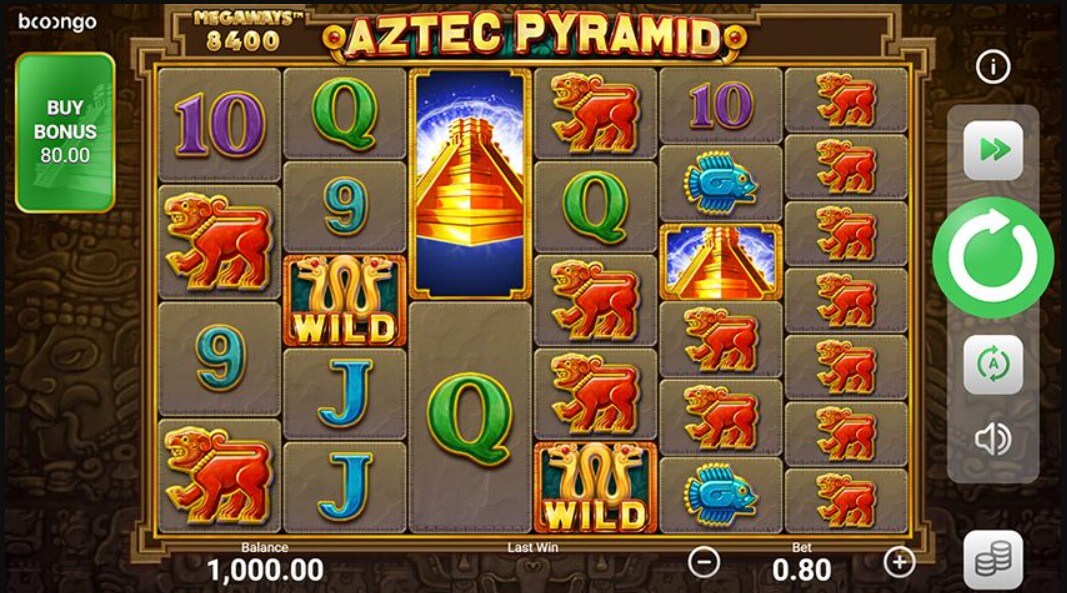 aztec pyramid megaways booongo
