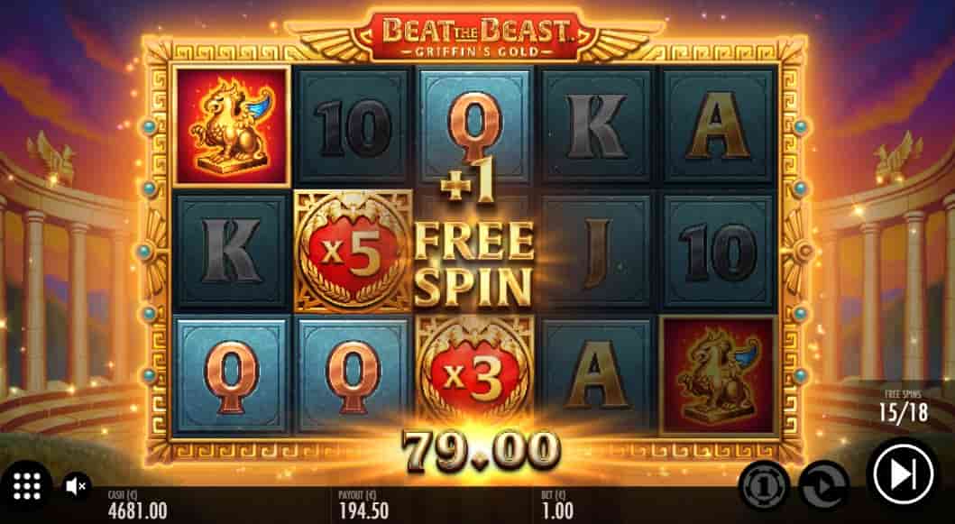 Beat the beast Griffins Gold_JEttbet-Roaming Wilds und Wild-Multiplikatoren