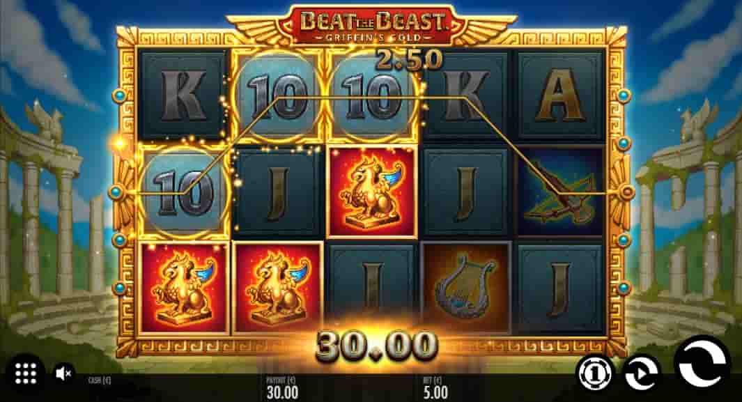 Beat the beast Griffins Gold_Thunderkick_JEttbet-30 €