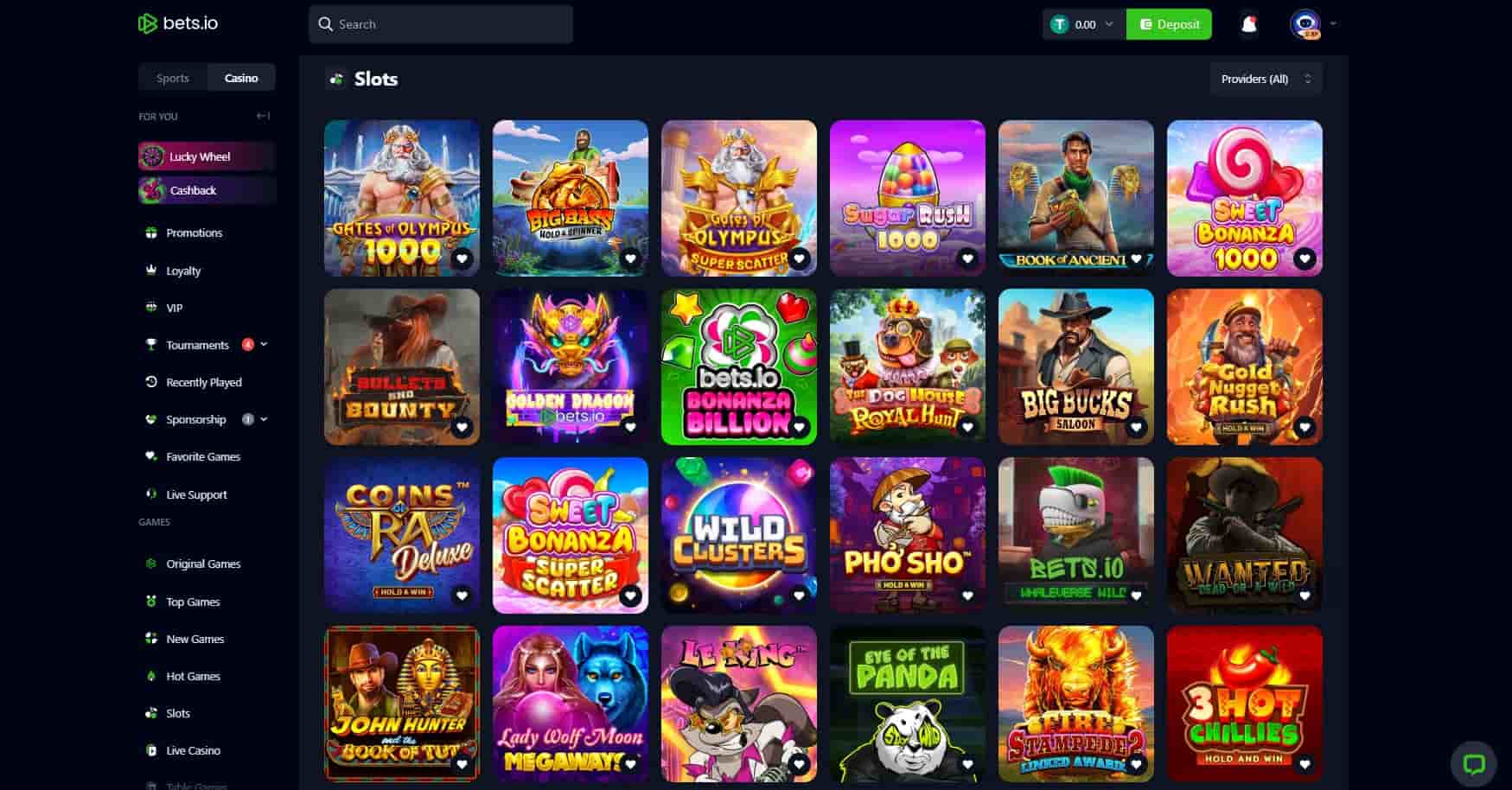 bets io casino_Slots
