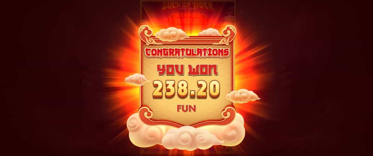 luck of tiger 238 20 € gewinn
