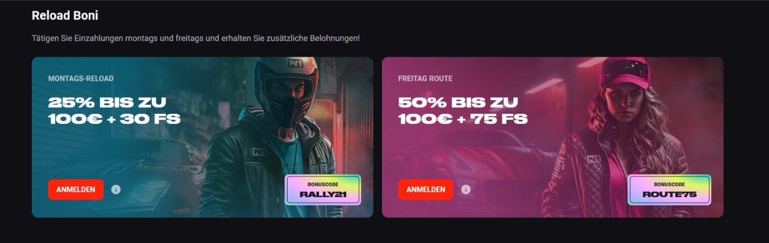 n1 Casino Deutschland Reload Boni