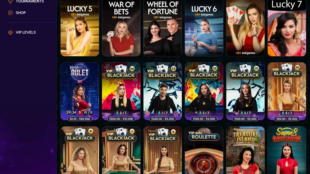 NovaJackpot VIP-Blackjack-Tische mit Einsatzlimits bis 10.000 €