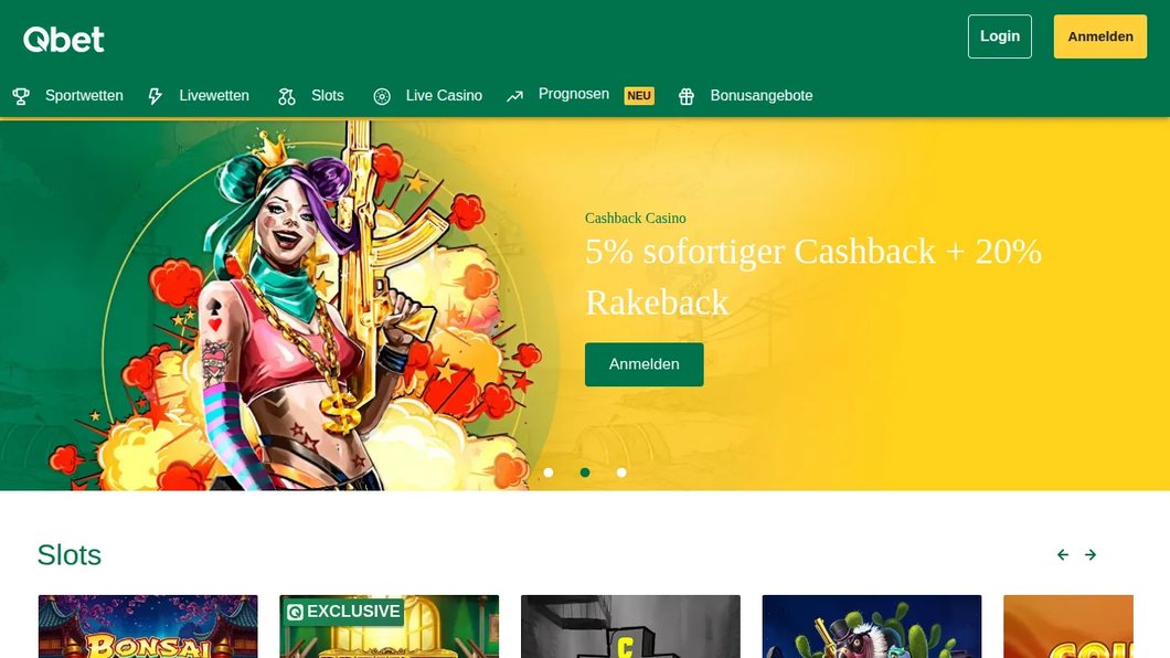 Spiele Online-Casino-Spiele bei Qbet