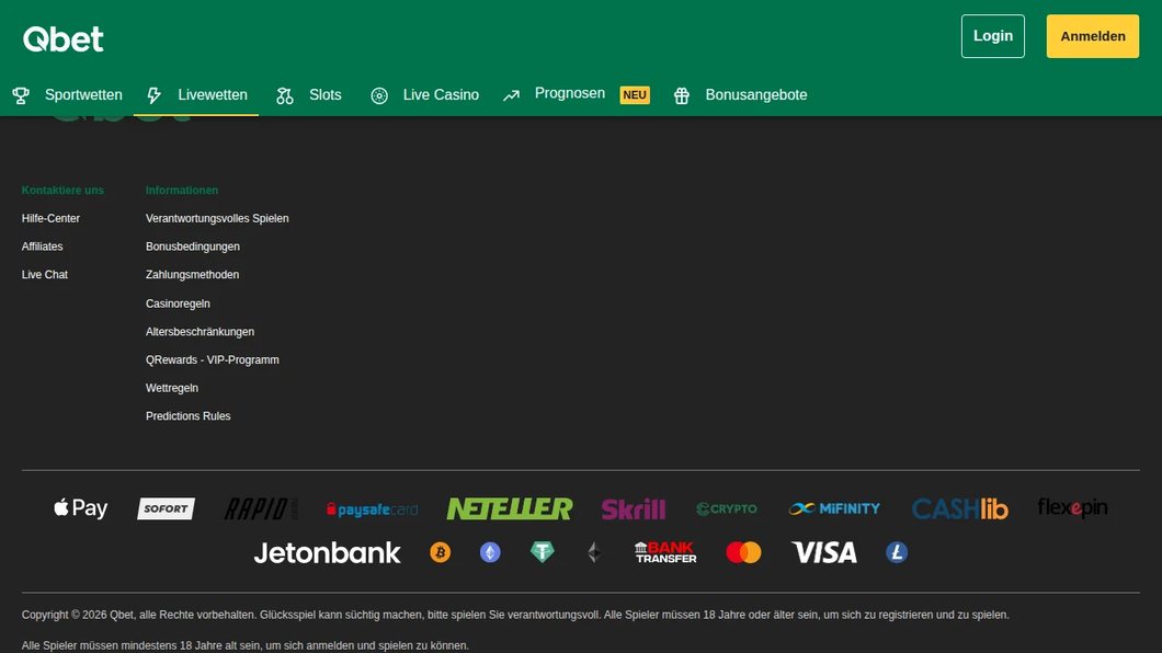 Qbet – Livewetten