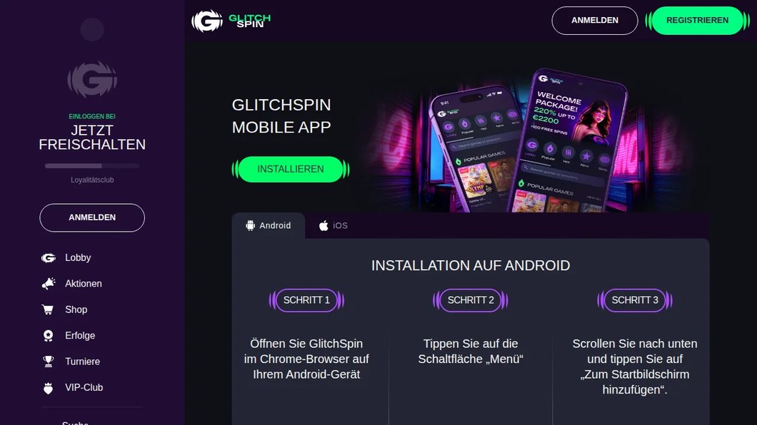 Glitch Spin – App herunterladen