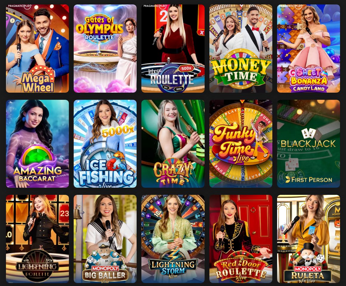 Vegadream Live-Casino mit Gameshows, Roulette und Blackjack